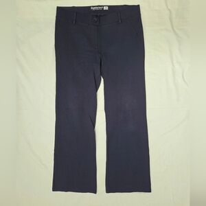 Betabrand Blue Boot Cut Dress Pants Petite S